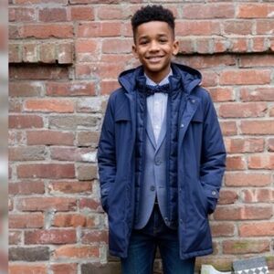 Appaman Gotham Insulated Hooded Coat Navy Blue Size 16